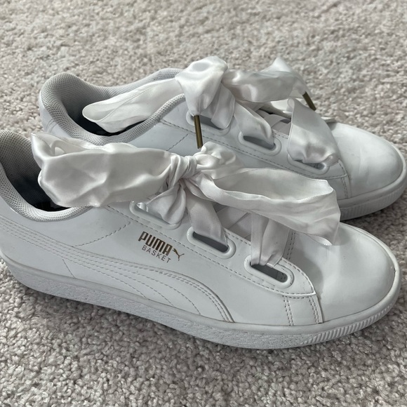 Puma Basket Bow Patent Sneakers - Picture 7 of 10